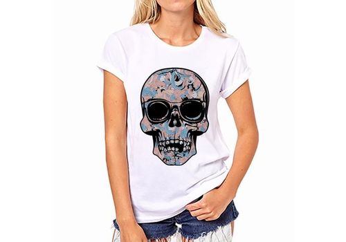 New t shirt blanc imp GoM chic femme au meilleur prix au Maroc