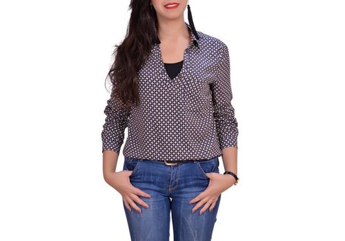 Super Chemise pour Femme -B marine au meilleur prix au Maroc