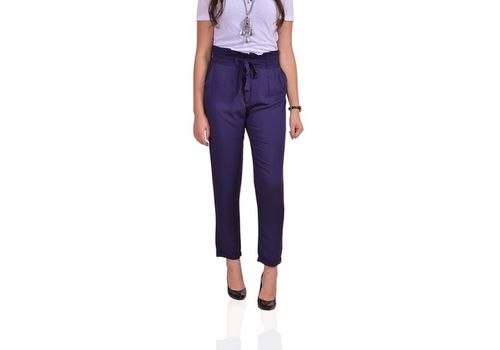 Chic Pantalon classe pour Femme - Bleu au meilleur prix au Maroc