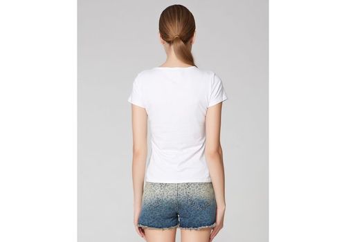 New t shirt blanc imp GoM chic femme au meilleur prix au Maroc