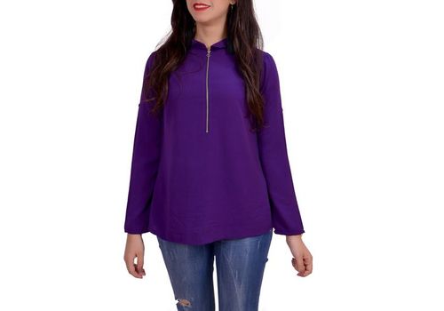 Chic Chemise Femme -Violet au meilleur prix au Maroc