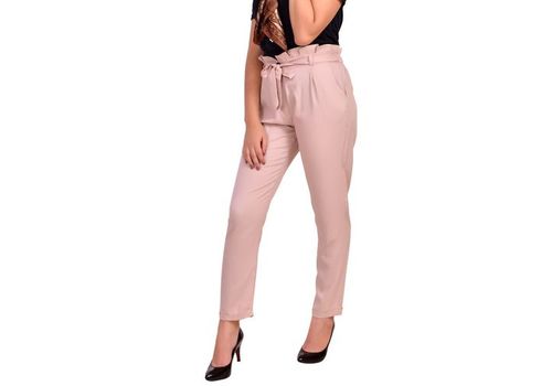 Chic Pantalon classe pour Femme - Rose au meilleur prix au Maroc
