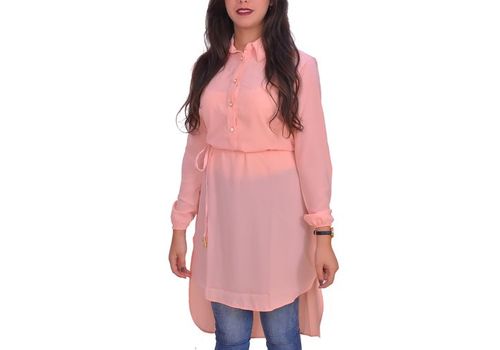 Top Chemise Longue Femme -Rose au meilleur prix au Maroc