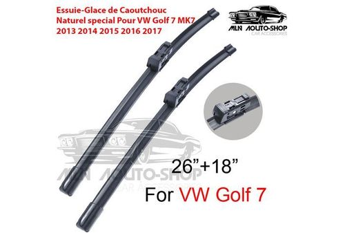 Essuie-Glace de Caoutchouc Naturel special Pour seat leon VW Golf 7 MK7 2013 2014 2015 2016 2017 au meilleur prix au Maroc