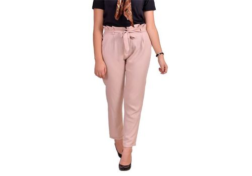 Chic Pantalon classe pour Femme - Rose au meilleur prix au Maroc