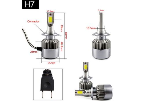 C6 Ampoule Lampe led Halogène C6 H7 au meilleur prix au Maroc