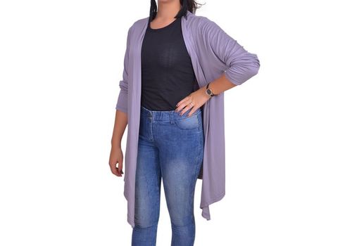 Chic cardigan pour Femme -Gris au meilleur prix au Maroc