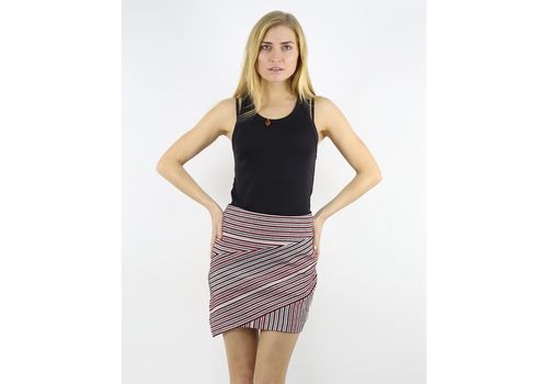 Jupe - bordeaux raye au meilleur prix au Maroc