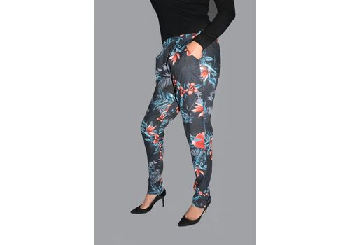 Pantalon - imprime fleur. au meilleur prix au Maroc