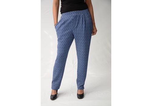 Pantalon Imprimé - BLEU au meilleur prix au Maroc
