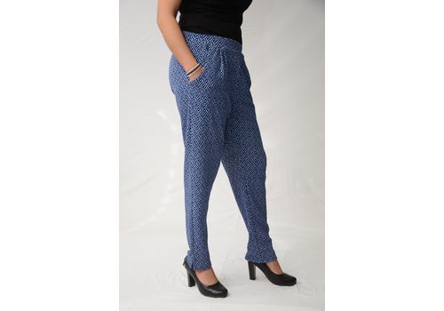 Pantalon Imprimé - BLEU au meilleur prix au Maroc