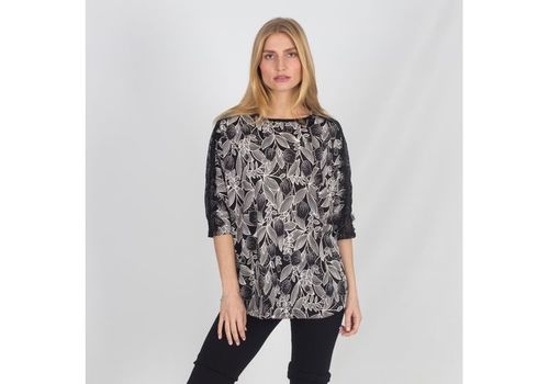 tunique imprime ECRU  NOIR au meilleur prix au Maroc