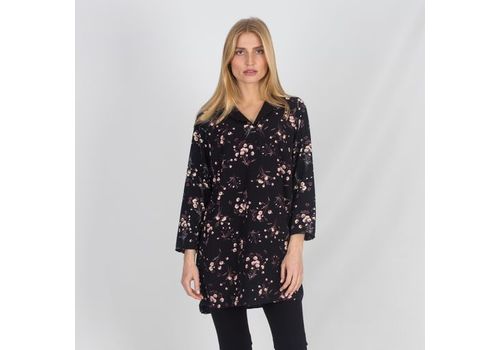 TUNIQUE NOIR IMPRIME au meilleur prix au Maroc