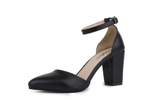 ESCARPINS à Talon -NOIR au meilleur prix au Maroc