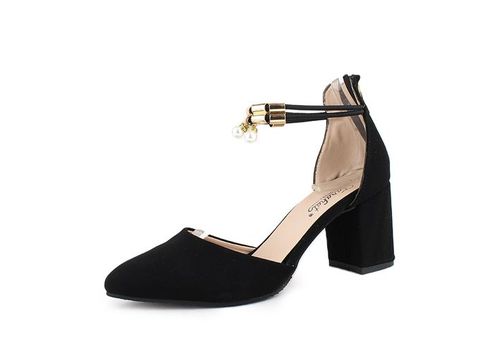 ESCARPINS à Talon -NOIR au meilleur prix au Maroc