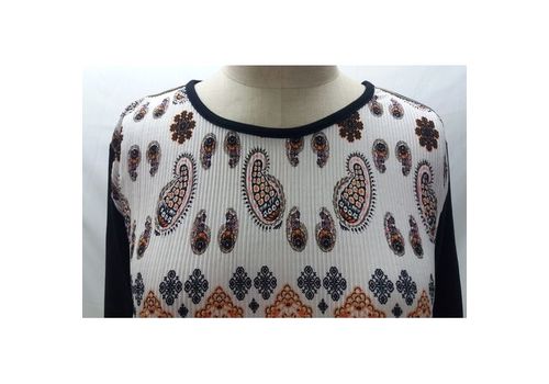 tunique imprime NOIR au meilleur prix au Maroc