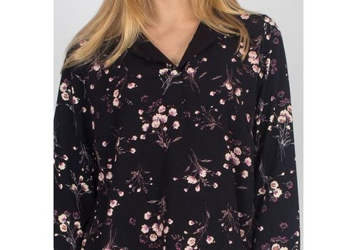 TUNIQUE NOIR IMPRIME au meilleur prix au Maroc