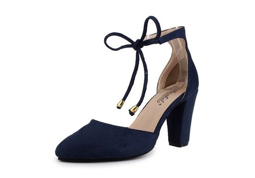 ESCARPINS à Talon -BLEU au meilleur prix au Maroc