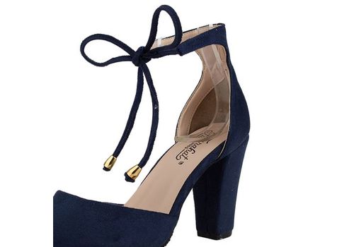 ESCARPINS à Talon -BLEU au meilleur prix au Maroc