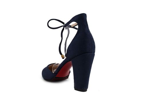 ESCARPINS à Talon -BLEU au meilleur prix au Maroc