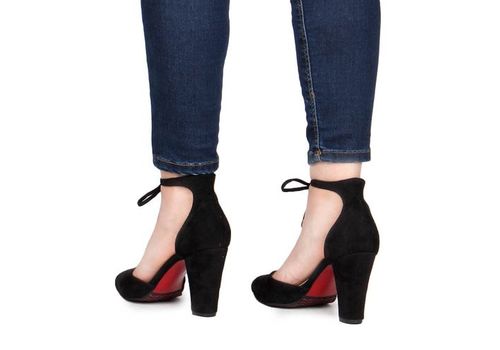 ESCARPINS à Talon -NOIR au meilleur prix au Maroc