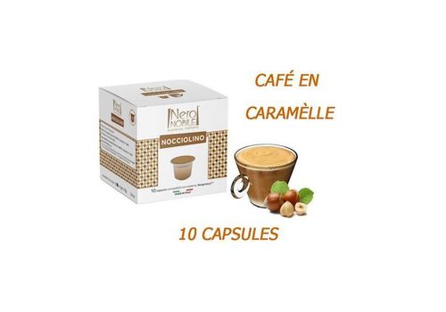 Nero Nobile - 10 capsules du délicieux goût du caramèlle - café italien au meilleur prix au Maroc