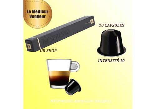 Nespresso Ristretto café original 10 Capsules - intensité 10 au meilleur prix au Maroc
