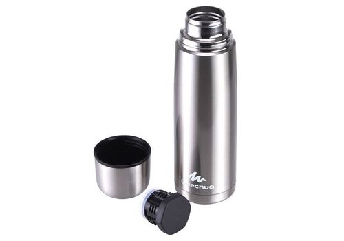 Quechua Thermos original bouteille isotherme 1L inox pour le randonneur au meilleur prix au Maroc