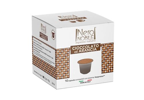 Nero Nobile 10 capsules - délicieux mélange du chocolat et orange - café italien au meilleur prix au Maroc