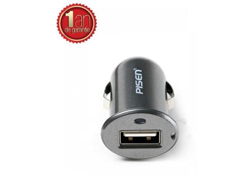 Chargeur Auto 1A Gris au meilleur prix au Maroc