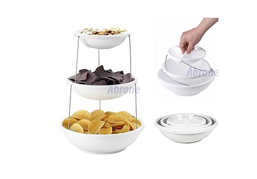 Twist Fold - Bol à trois étages au meilleur prix au Maroc