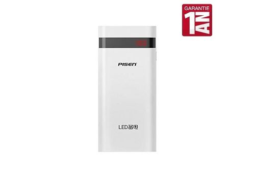 Power Bank 10000 Mah LED BLANC - Garantie 1 An au meilleur prix au Maroc