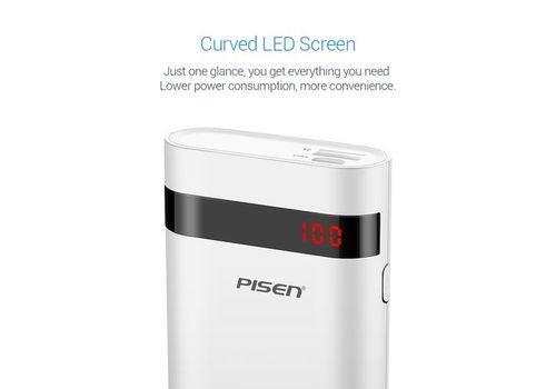 Power Bank 10000 Mah LED BLANC - Garantie 1 An au meilleur prix au Maroc