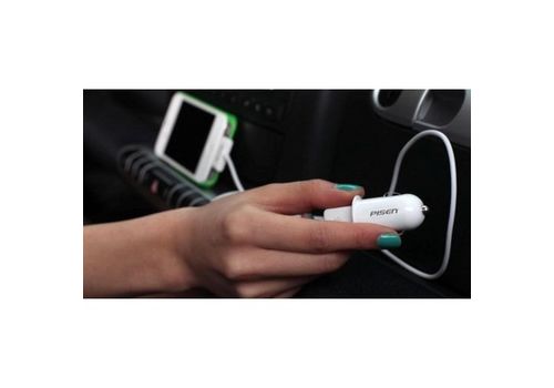 Chargeur Auto 1A Blanc au meilleur prix au Maroc