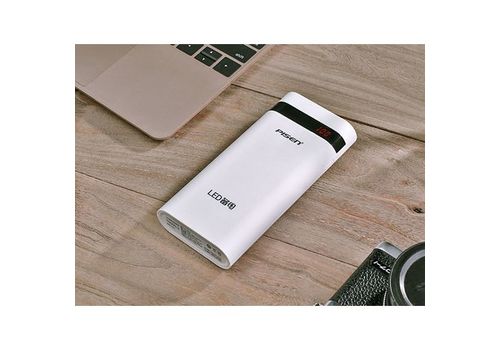 Power Bank 10000 Mah LED BLANC - Garantie 1 An au meilleur prix au Maroc