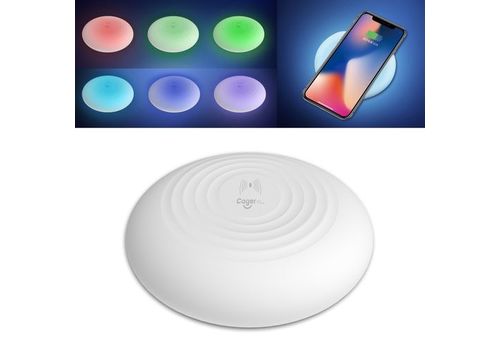 CHARGEUR MAGNETIQUE SANS FIL BLANC au meilleur prix au Maroc