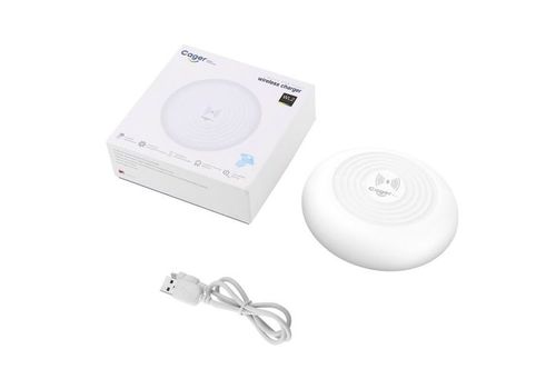 CHARGEUR MAGNETIQUE SANS FIL BLANC au meilleur prix au Maroc