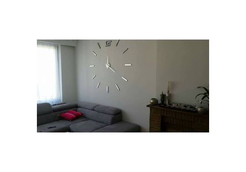 Horloge Murale 3D Originale MAX3 ARGENT au meilleur prix au Maroc