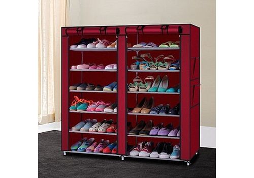 Rangement de chaussures et vêtements 12 étages Bordeaux au meilleur prix au Maroc