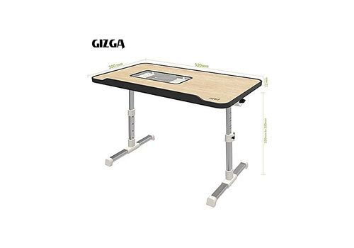 Table de PC Portable Réglable avec Ventilateur de Refroidissement Intégré usb - Noir au meilleur prix au Maroc