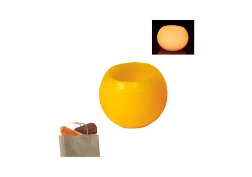 Photophore Sphère Orange plus Emballage Offert au meilleur prix au Maroc