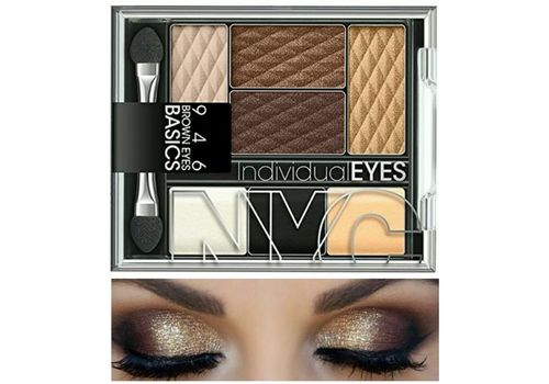 Palette Eyeshadow NYC original New York Color brown édition 4en1 au meilleur prix au Maroc