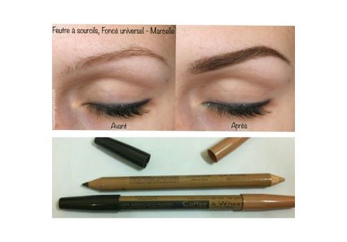 Crayon sourcil - eyebrow pencil - 2en1 correcteur et traceur - waterproof au meilleur prix au Maroc
