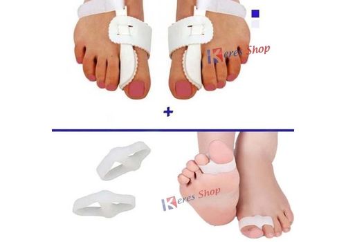 Paire Correcteur Orteil Hallux valgus plus Separateur en SIlicone au meilleur prix au Maroc