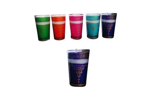 Pck de 6 Verres Bougies au meilleur prix au Maroc