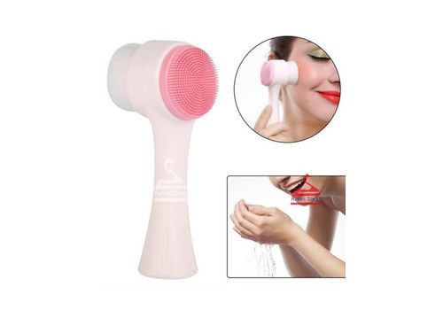 Brosse Visage Double Face Silicone au meilleur prix au Maroc