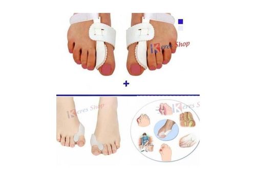 Paire Correcteur Orteil Hallux valgus plus Separateur en SIlicone au meilleur prix au Maroc