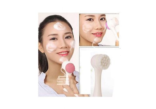 Brosse Visage Double Face Silicone au meilleur prix au Maroc