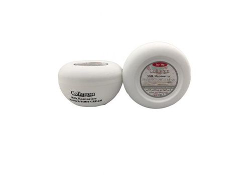 Crème Collagen à l'Extrait du Lait Naturel Mains et Corps 200ml au meilleur prix au Maroc