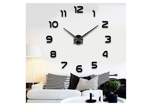 DIY Horloge Murale Design 3D 1,0m grand taille au meilleur prix au Maroc